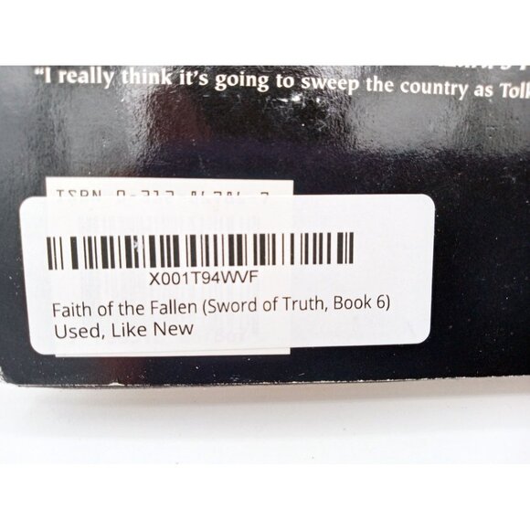 "Faith Of The Fallen" Terry Goodkind Sword of Truth Series Hardcover Book 6 - Picture 6 of 13